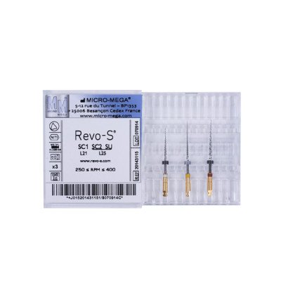 فایل روتاری Revo-S  آسورت 3 عددی میکرومگا فرانسه