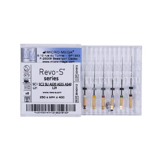 فایل روتاری 6 عددی Revo-S  میکرومگا فرانسه